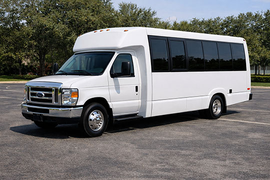 18-passenger minibus available for charter in South Gate, CA